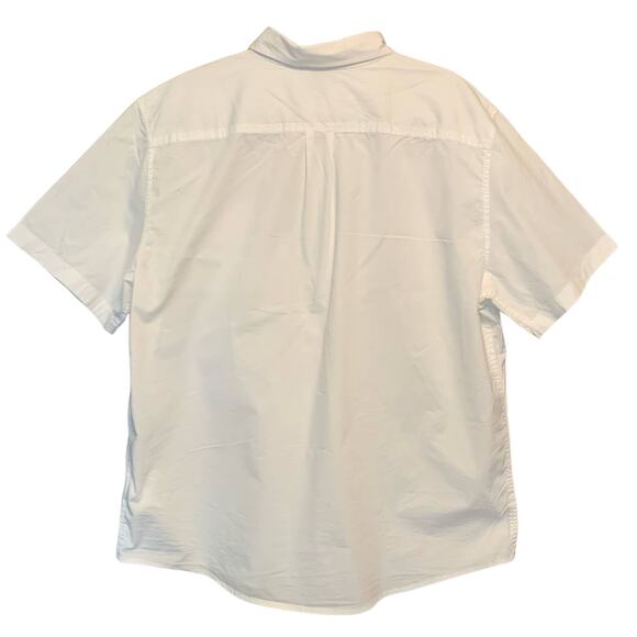 Men's Regular Fit Short Sleeve Button Up Shirt-  Size XL - Picture 3 of 4